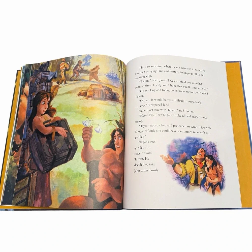 1999 Vintage First Ediion Disney's Tarzan Hardback Story Illustrated Book